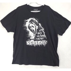 Scream Movie T Shirt Ghost face What's Your Favorite Scary Movie 3XL